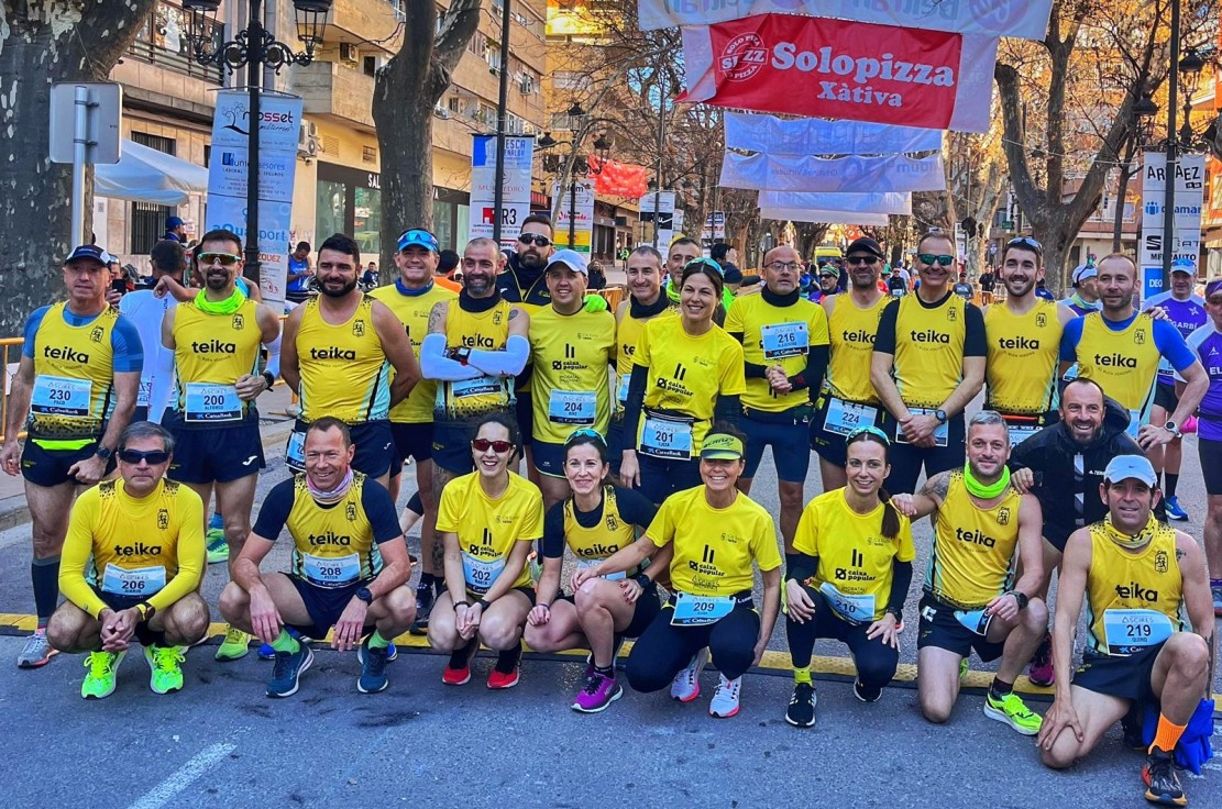 32 corredores groguets acabaron la XVIII Mitja Marató de Xàtiva