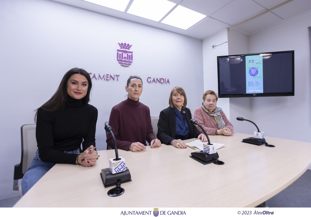 Gandia presenta el proyecto 'FEMart Feminismes Infinits'