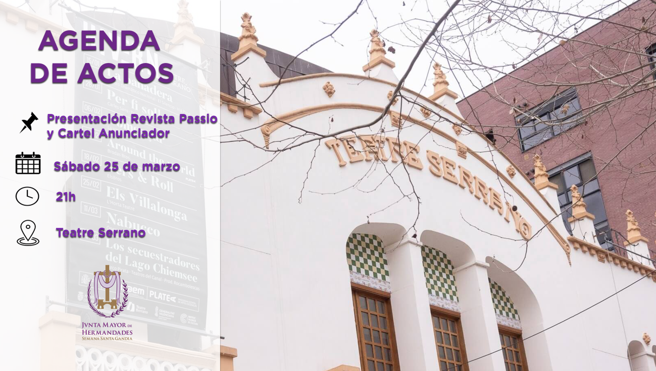 Arranca la Semana Santa de Gandia con la presentación del Passio, el cartel, la tamborrada y el pregón