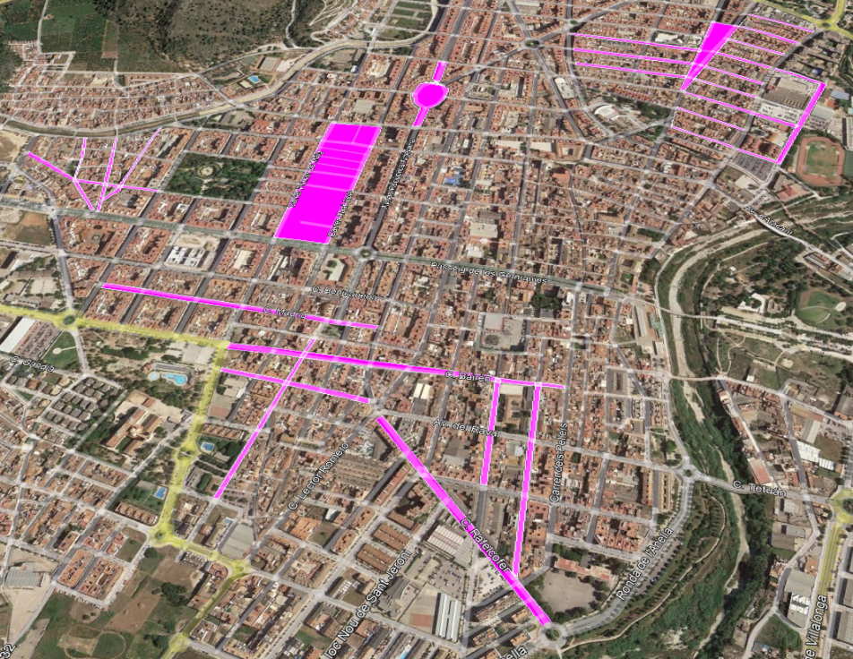 Más de 40 calles de Gandia serán limpiadas intensivamente desde hoy y hasta el 8 de mayo