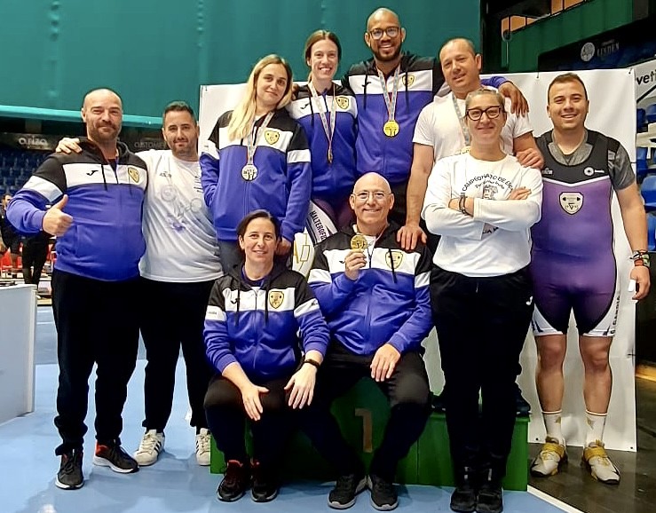 El AC Halterofilia Gandia consigue 6 medallas en Pamplona