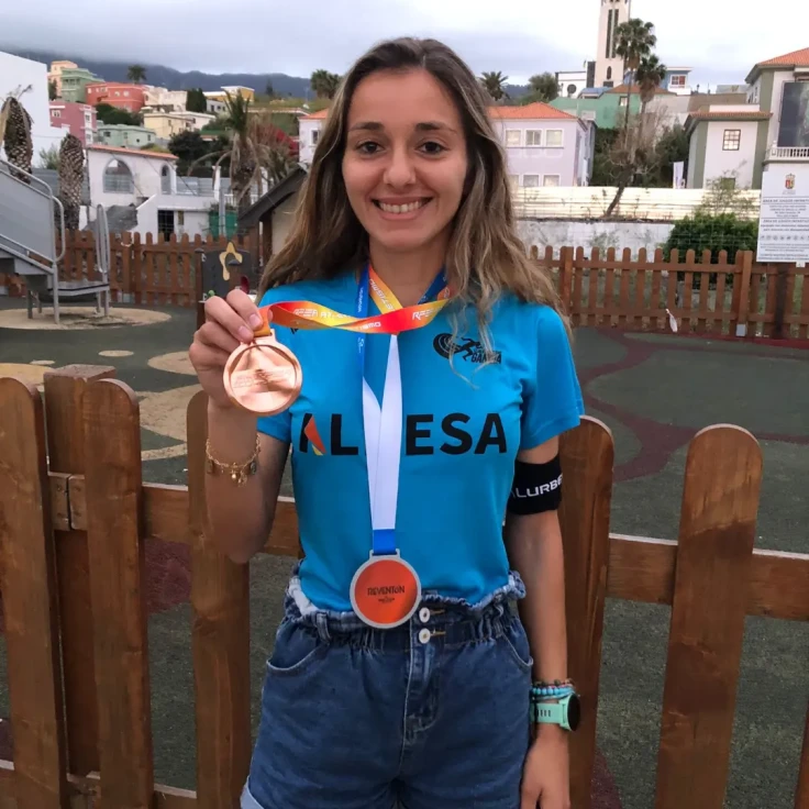 Rosa Lara, del CA Gandia Alpesa, logra el bronce en el Campeonato de España de Ultra Trail