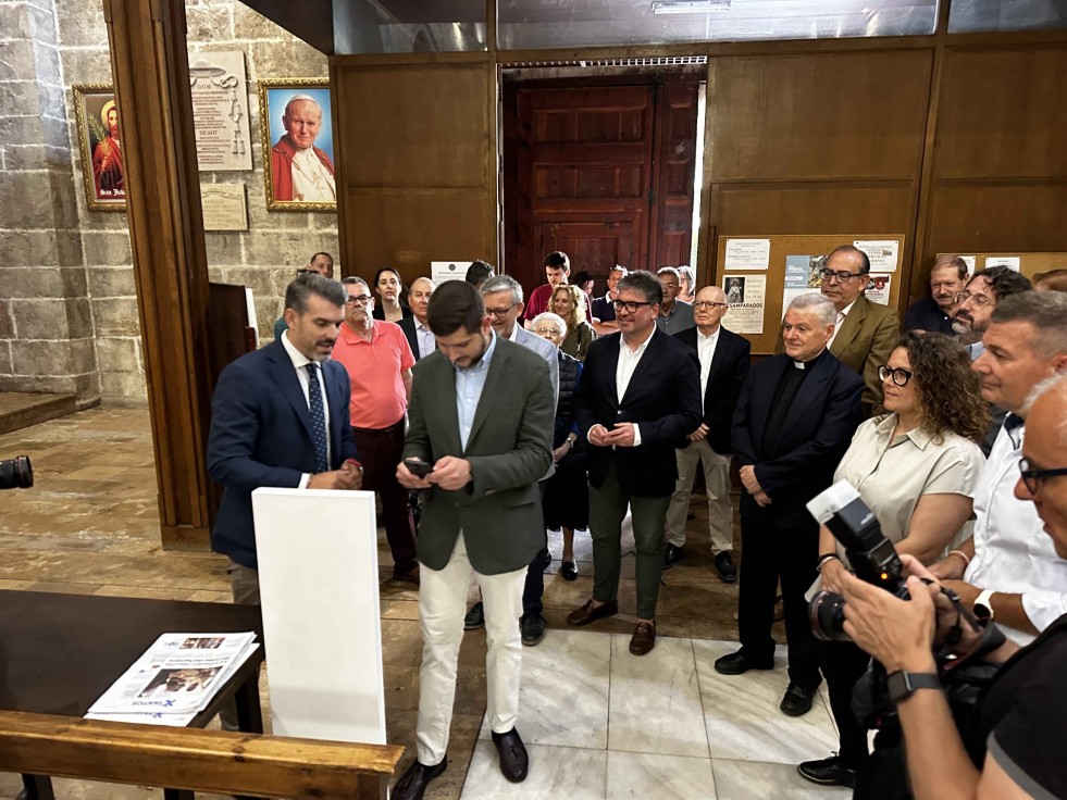 La Duquesa María Enríquez ''enseña'' la Colegiata de Gandia a través de una audioguía