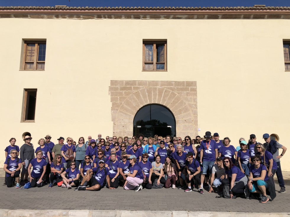 Nueva jornada del programa 'Gandia camina' que finaliza con un recibimiento en el CDT l'Alqueria del Duc