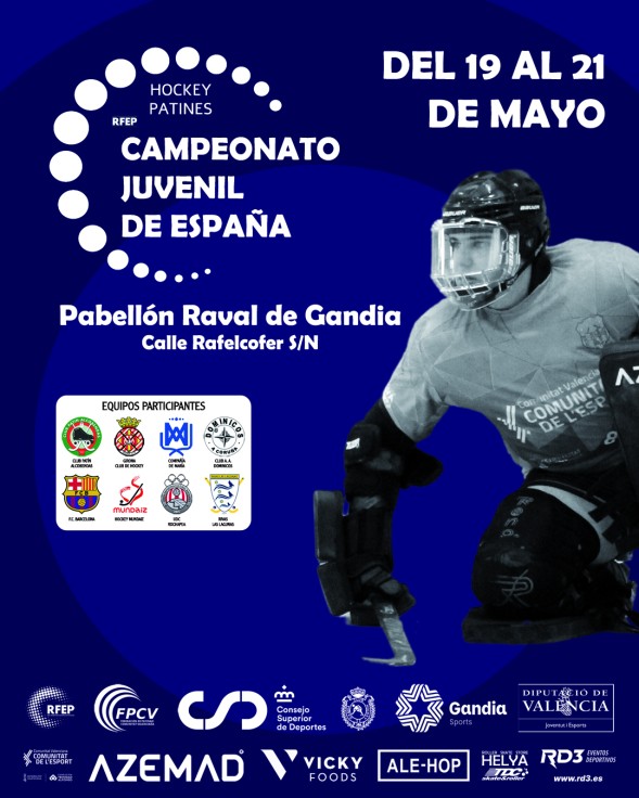Se celebra en Gandia el Campeonato de España de Hockey Patines en la categoría juvenil