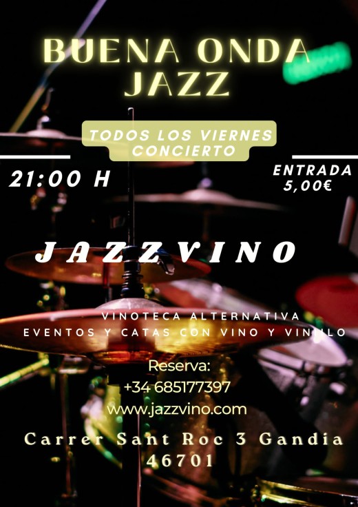 JAZZVINO te ofrece música de jazz en concierto