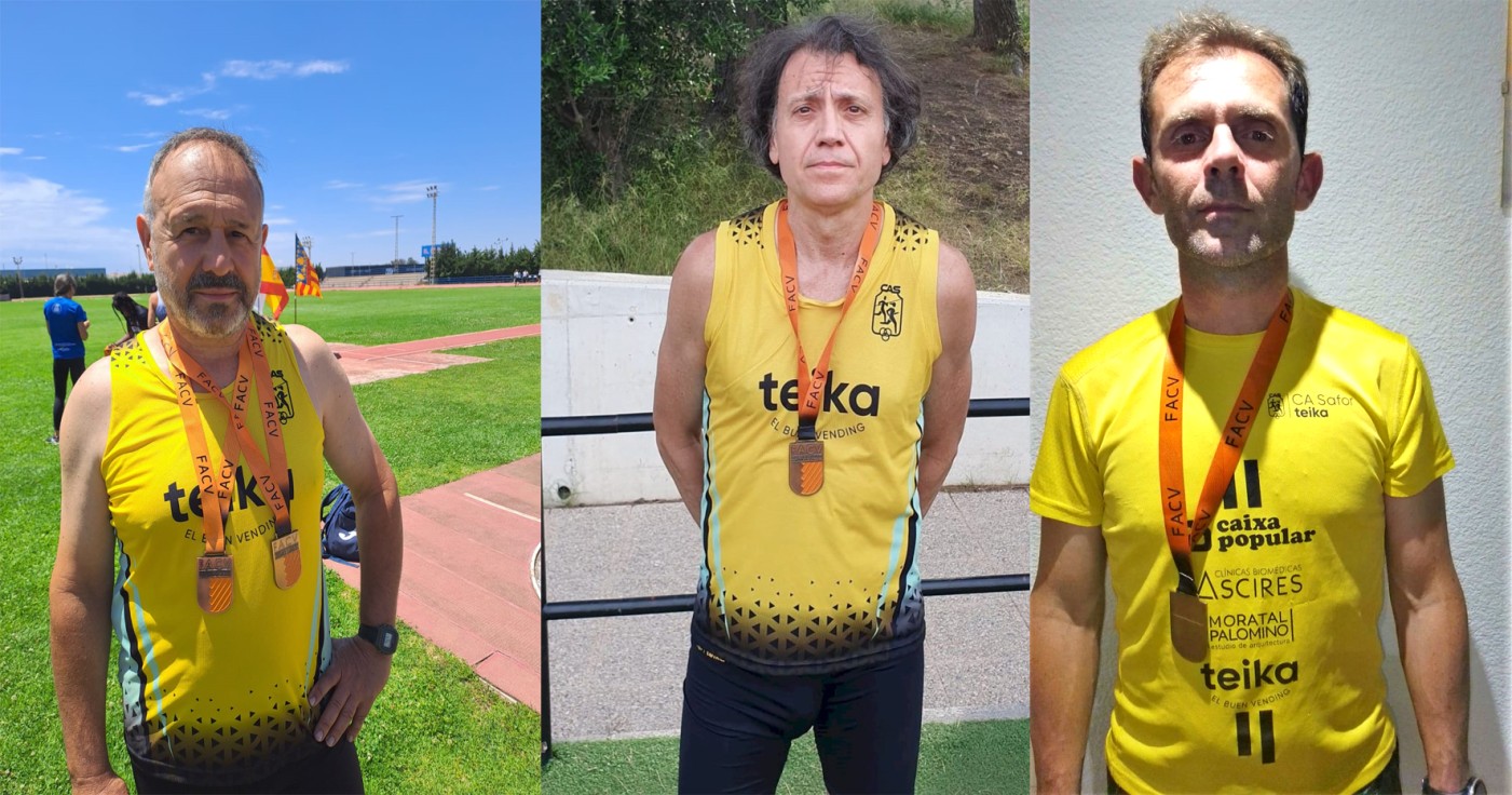 Cinco medallas para el CA Safor Teika en el Campeonato Autonómico Máster