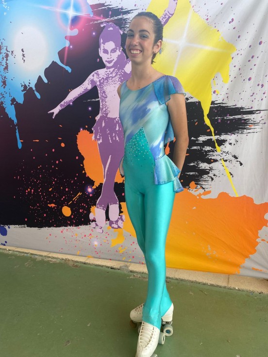 Irene Castellá Tio al Autonómico de Patinaje Artístico