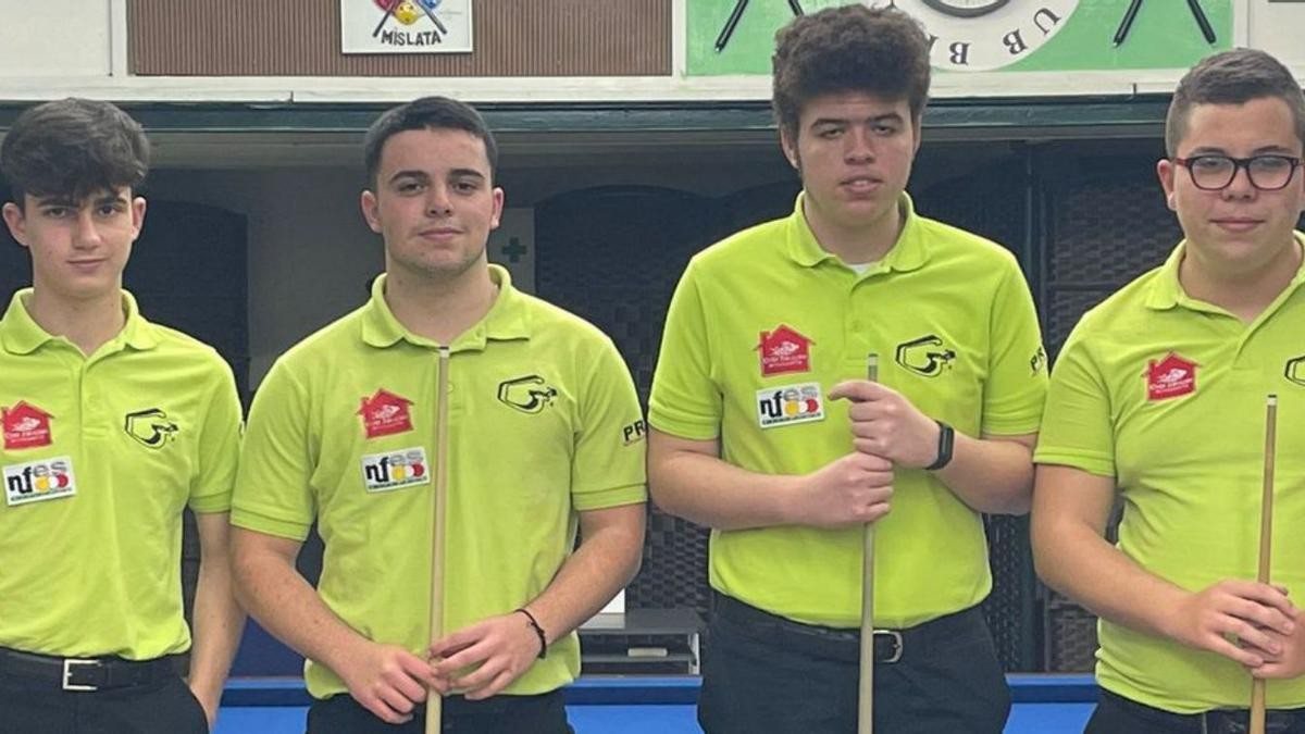 Lucas Molpeceres campeón Autonómico a 3 bandas y subcampeón de la modalidad libre de Billar