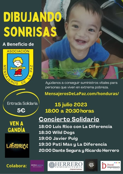 Gadnia organiza un concierto a beneficio de Mensajeros de la paz