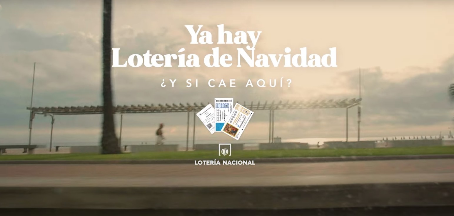 Gandia y Oliva en el anuncio veraniego de la Lotería de Navidad