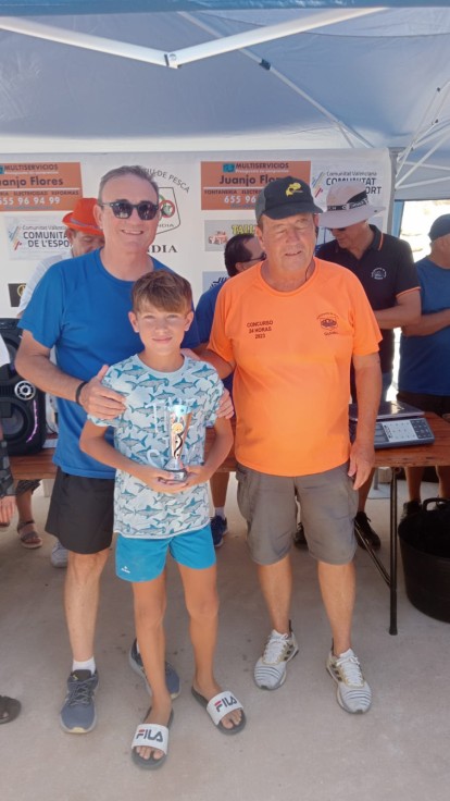 El Club de Pesca Gandia realiza con éxito su primer concurso Alevín, Infantil y Juvenil