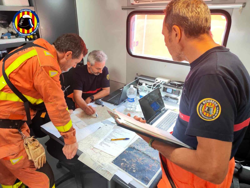 Los bomberos activan hoy en la Safor el dispositivo de refuerzos por riesgo extremo de incendios
