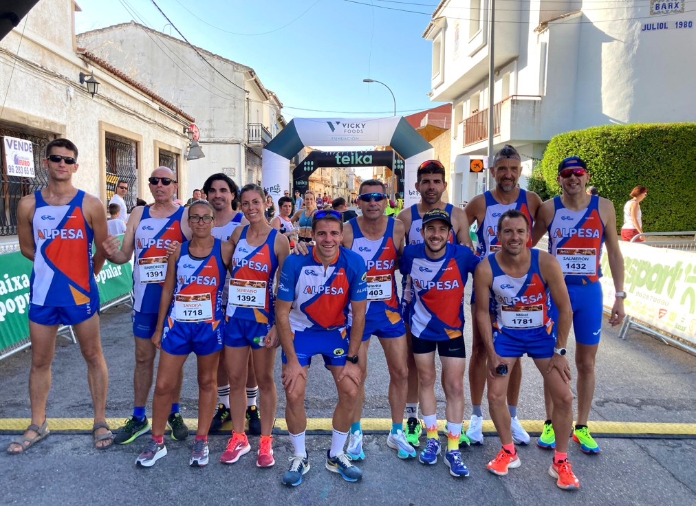 Hasta 10 podios del Club Atletisme Gandia Alpesa en la Volta Corss a Barx