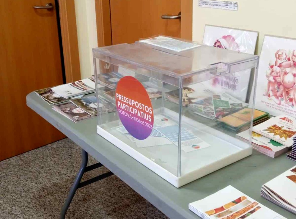Ròtova impulsa la tercera edición de los presupuestos participativos