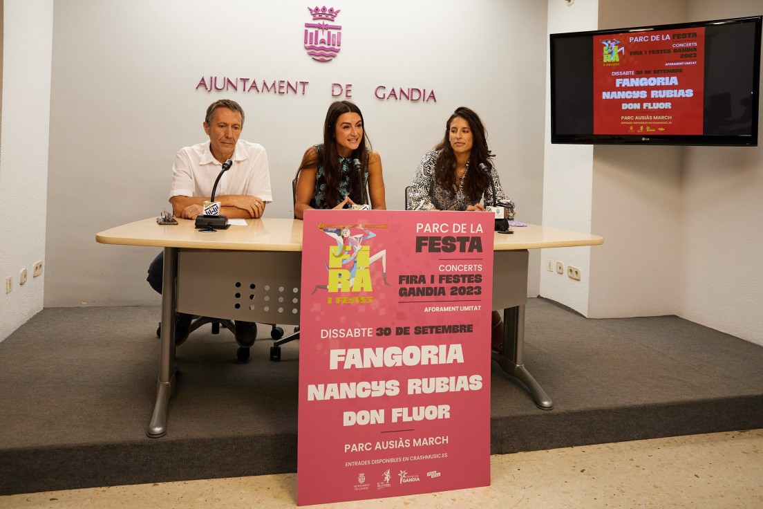 Fangoria encabezará los conciertos del sábado de Fira en las Fiestas Patronales de Gandia 2023