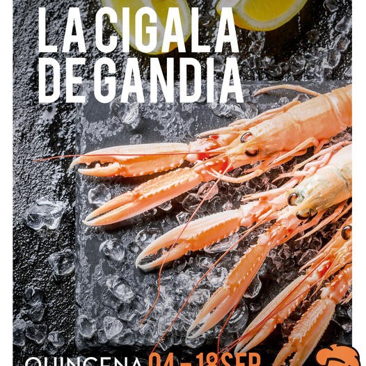 La quincena de la Cigala de Gandia arranca el lunes en 16 restaurantes de la Safor