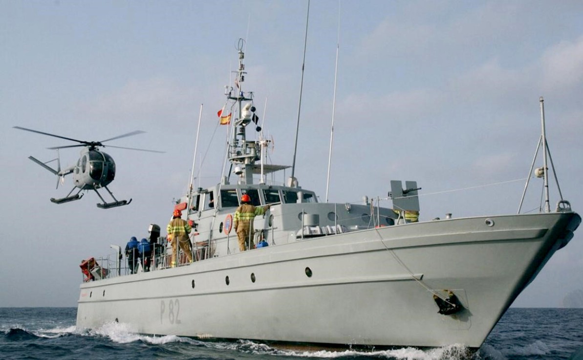 El patrullero de la Armada Española "Formentor" efectuará escala en el puerto de Gandia