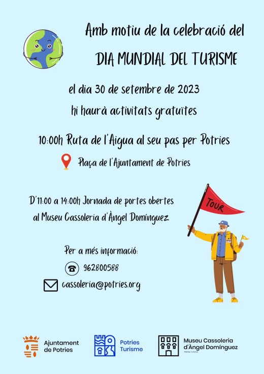 Potríes celebra este domingo el día mundial del Turismo promocionando la Ruta del Agua