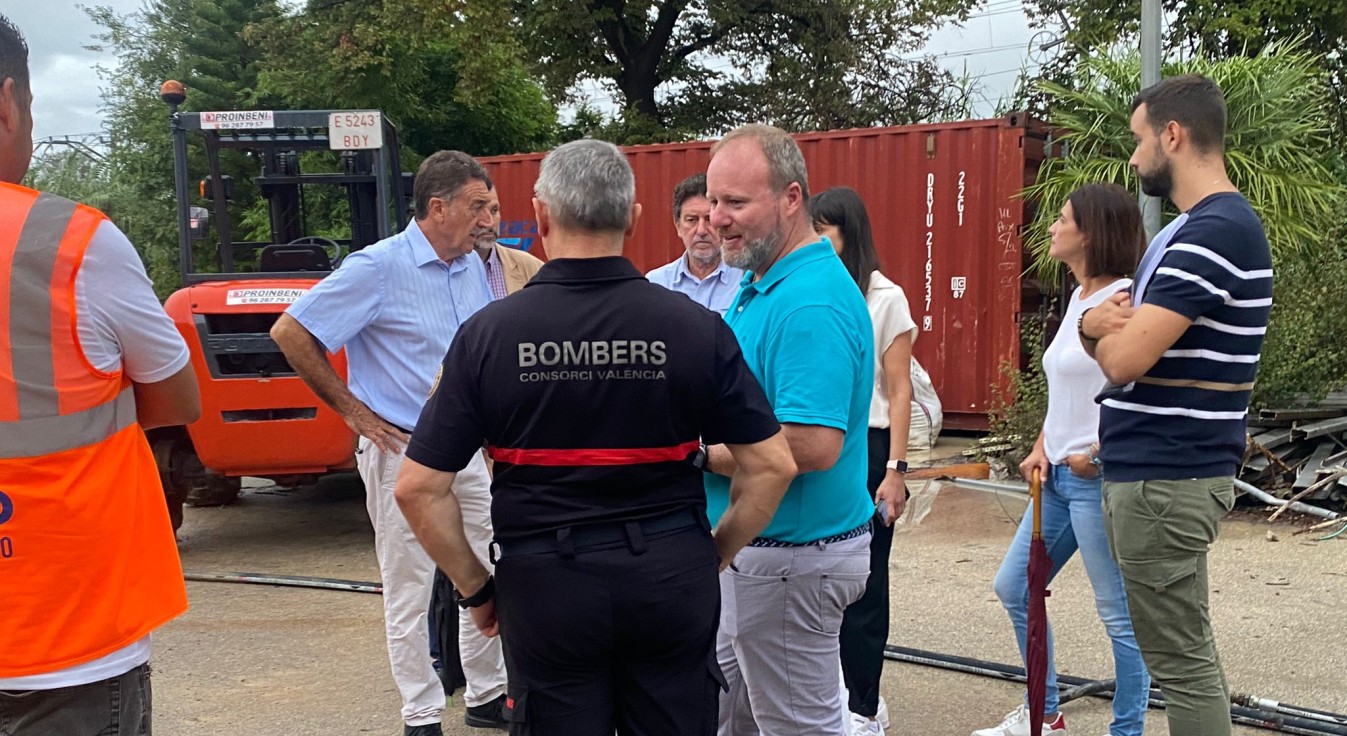 La Diputación de Valéncia amplía el parque de bomberos de Gandia