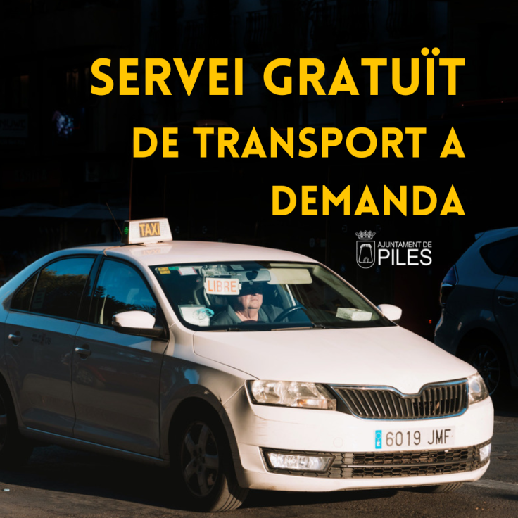 Piles incorpora un servicio gratuito de transporte público a demanda