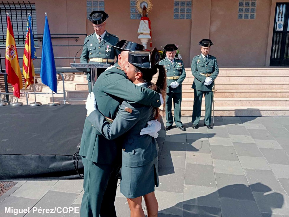 Johanna, Guardia Civil de Gandia condecorada por la Operación Madame de trata de seres humanos y explotación sexual