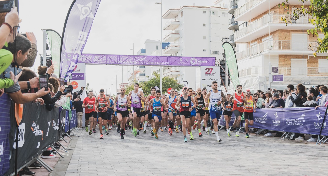 La Federación Española de Atletismo homologa la Media Maratón y la 10 K Ciudad de Gandia
