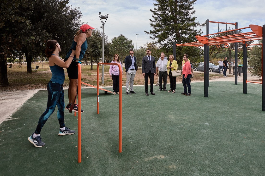 Gandia ya cuenta un dos nuevos espacios dedicados a la salud y el deporte al aire libre