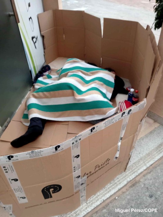 El recuento de personas sin hogar es la foto de un día pero no la realidad de Gandia