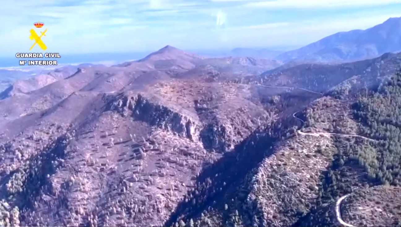 Mira desde el aire los resultados del devastador incendio de Montixelvo