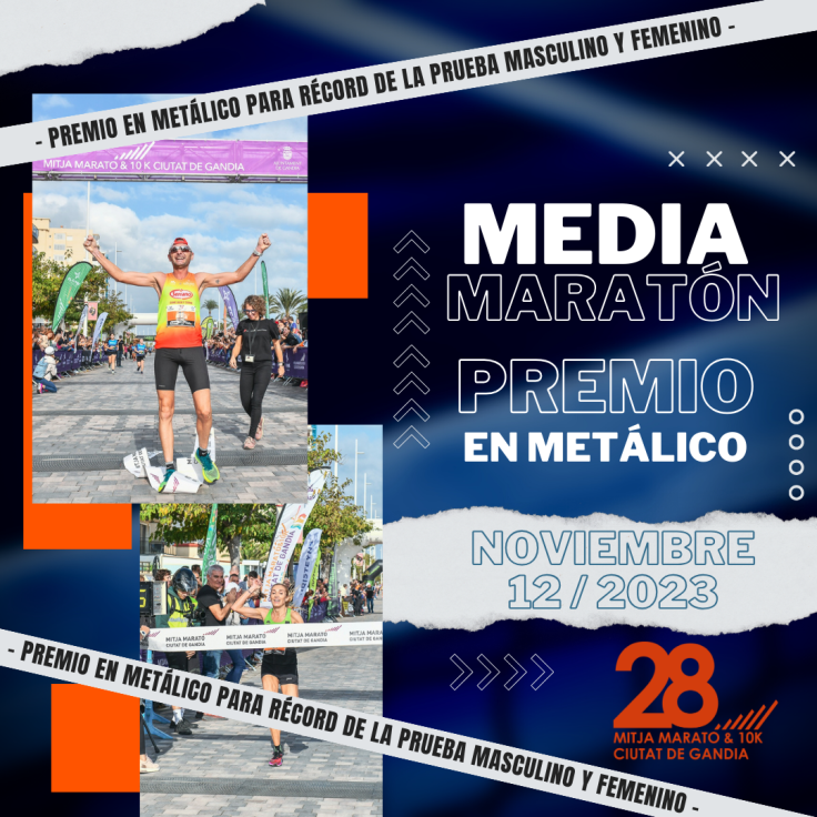 La Mitja Marató & 10 K Ciutat de Gandía agota los dorsales