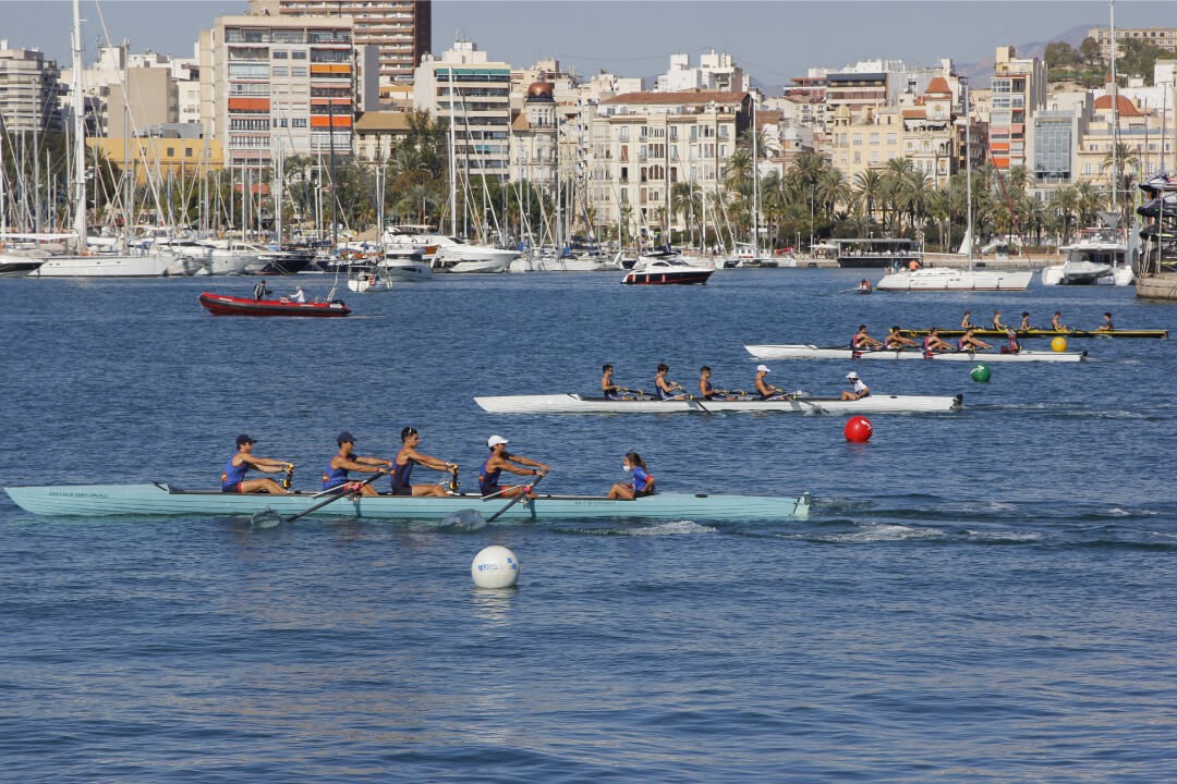 Gandía acoge el campeonato de remo de la Comunitat Valenciana