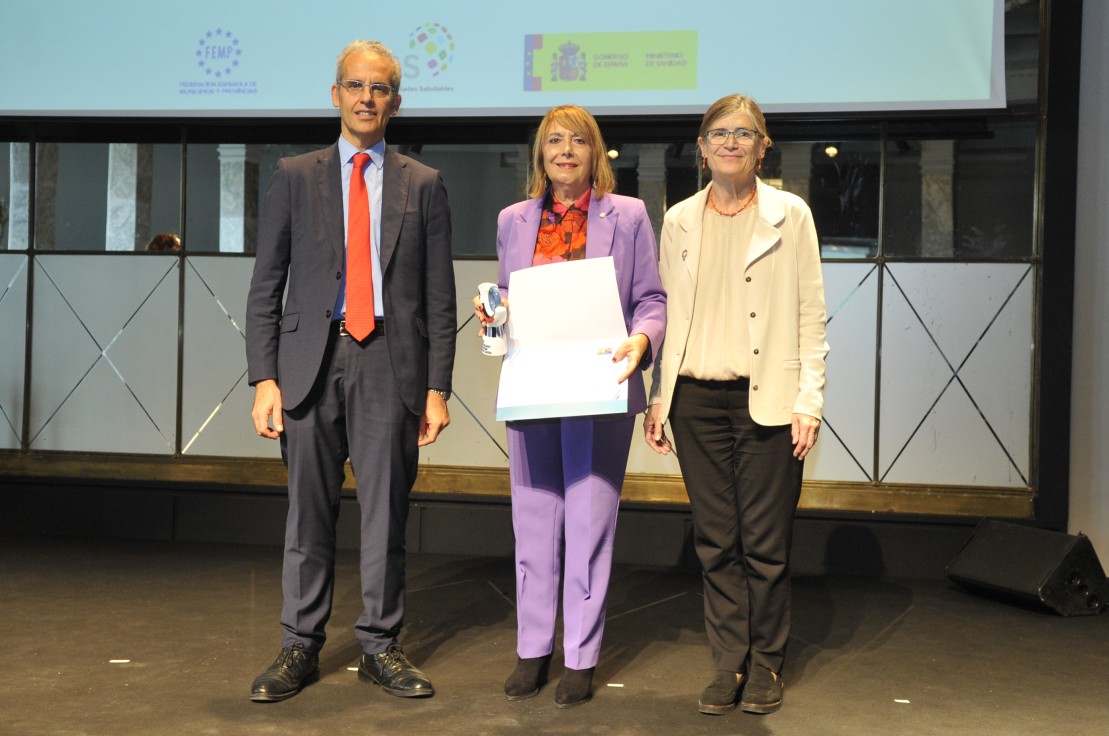Gandia recibe un reconocimiento por sus actuaciones en promoción de la salud