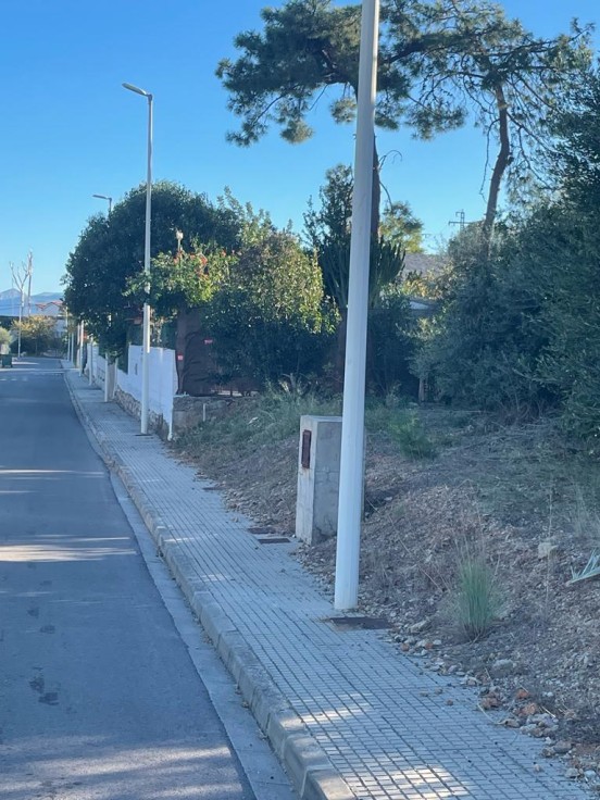 Roban el cable del alumbrado público en Camí Llosar y Montesol en Marxuquera de Gandia