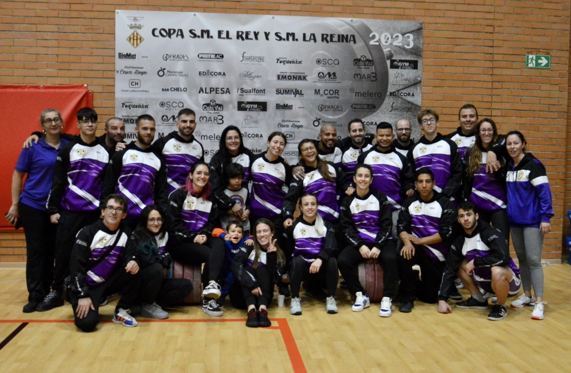 Las chicas del AC Gandia de halterofilia brillan en la Copa de la Reina con un histórico quinto puesto