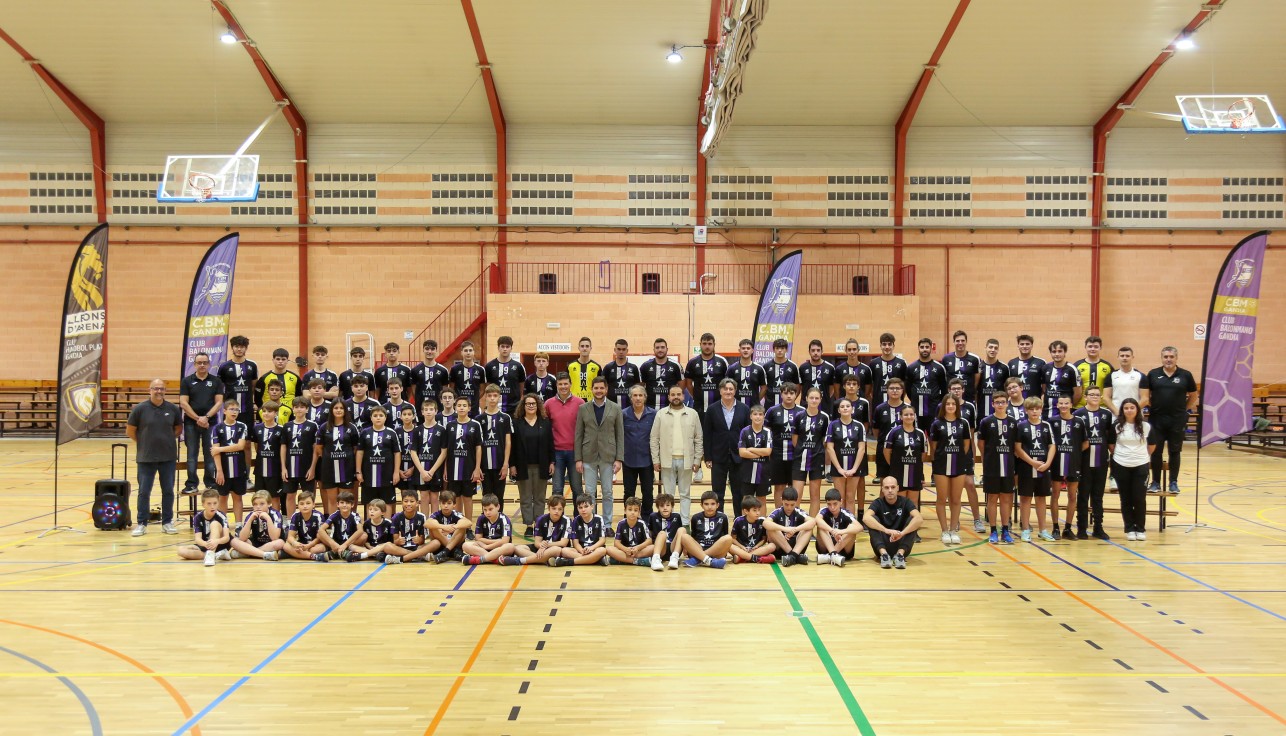 El Club Balonmano de Gandia presenta sus equipos