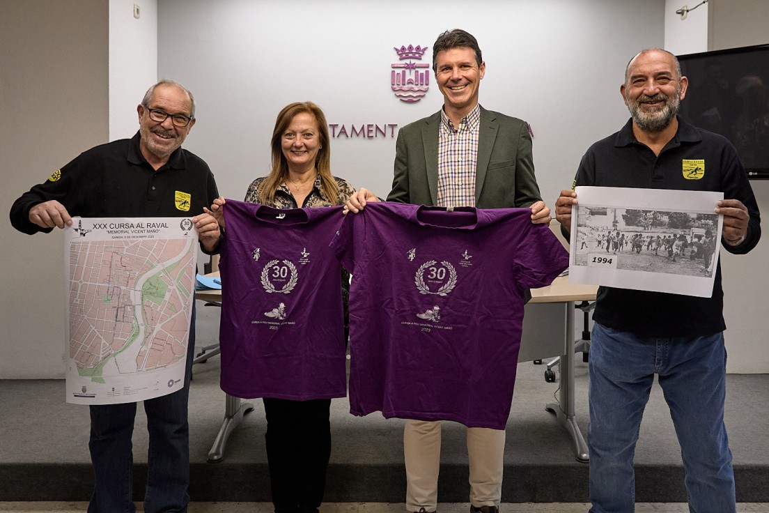 Llega a Gandia la XXX edición de la Cursa a Peu del Raval