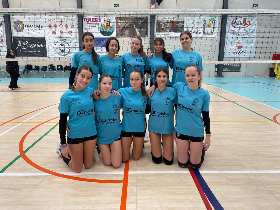 Fin de semana de victorias para las jugadoras federadas del CV Arenas de Gandia