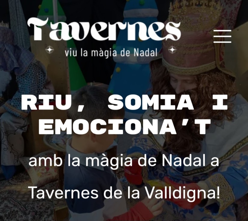 Tavernes Estrena Una Web Para Estas Navidades Donde Se Recoge Toda La ...