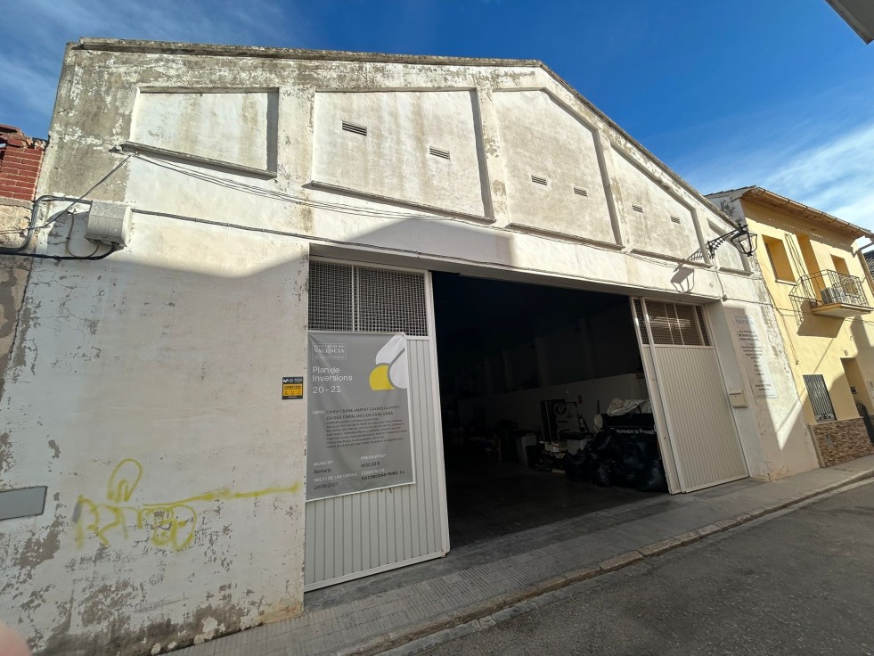 Beniarjó convertirá en centro sociocultural un antiguo edificio destinado a almacén municipal