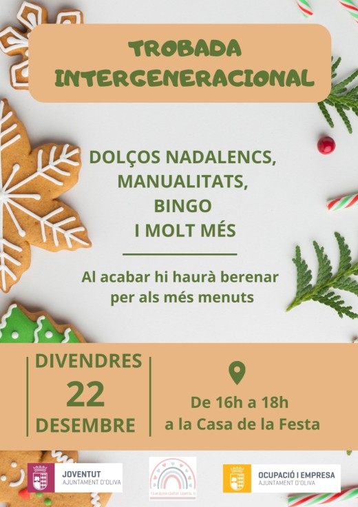 Oliva promueve una Navidad Intergeneracional