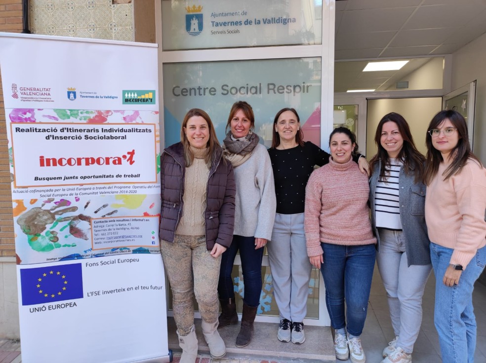 Tavernes retoma el programa Incorpora't para facilitar la inclusión sociolaboral a personas en riesgo de exclusión
