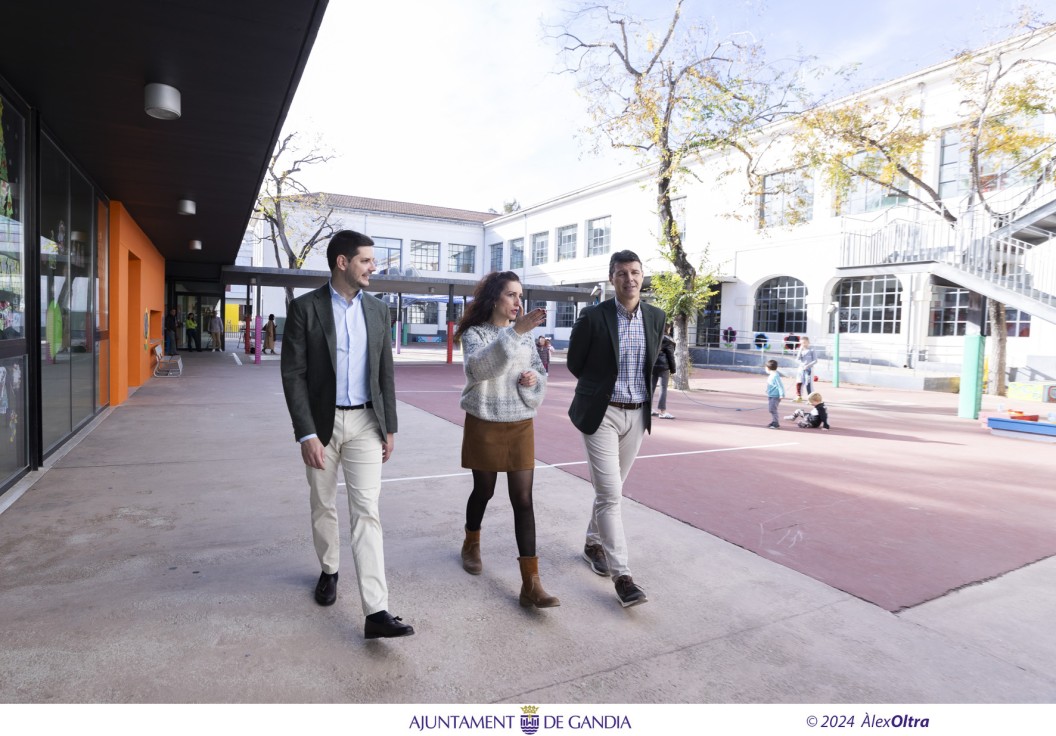 Gandia abre por las tardes los patios de los colegios para actividades lúdicas y deporte