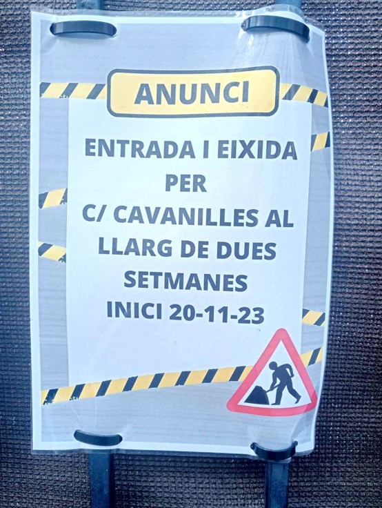 Un regalo de Reyes: que la Conselleria no mienta en unas obras de un colegio en Gandia