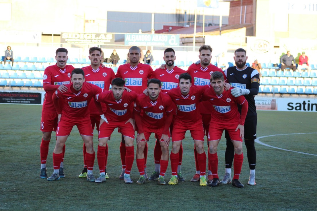 Empate del CF Gandia para empezar el año en Burriana