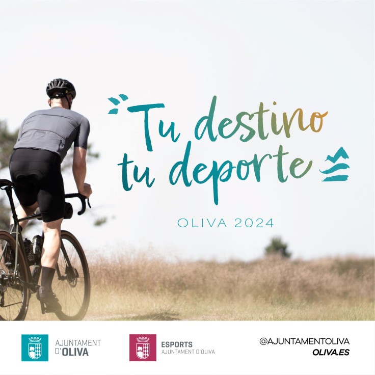 'Tu destino, tu deporte', nuevo eslogan del departamento de Deportes del Ayuntamiento de Oliva