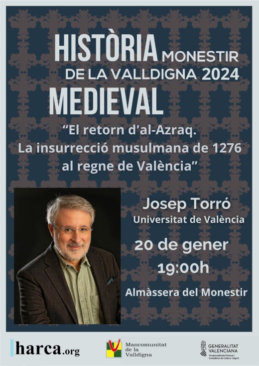 “El retorno de al-Azraq”, primera conferencia histórica del 2024 en el monasterio de Valldigna