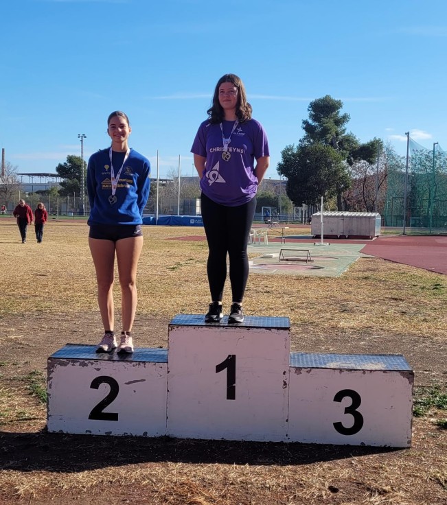 El CC el Garbí logra 3 medallas en el Campeonato Provincial de lanzamientos