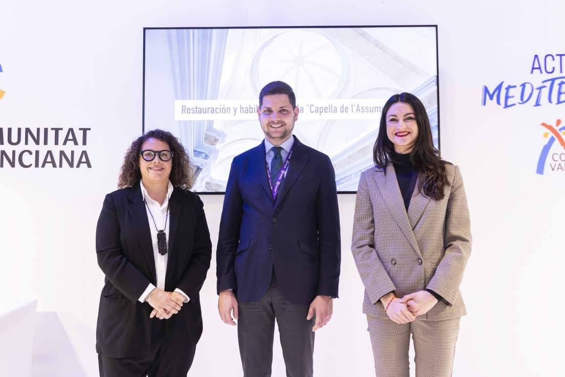 Gandia presenta en FITUR el centro de recepción de visitantes a la Capilla de la Asunción