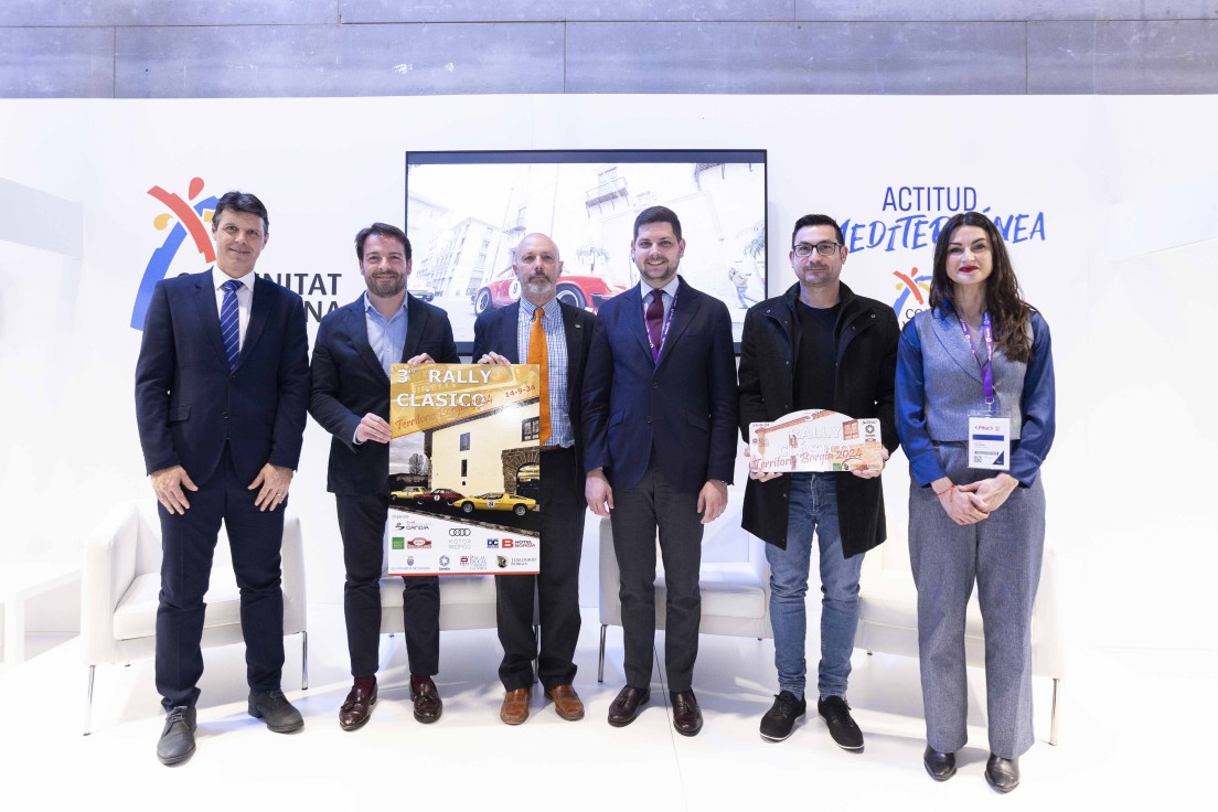 Gandia ha presentado en FITUR la tercera edición del Rally Clásicos Territorio Borgia que se disputará el 14 de septiembre